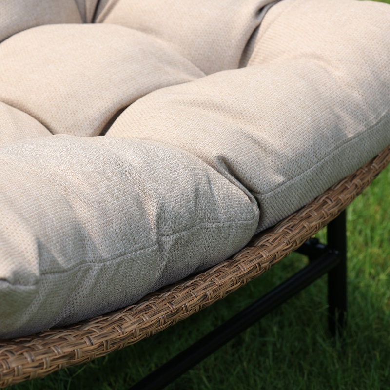 سرير خارجي, 3 قطع, بيج - KM-EG180-116