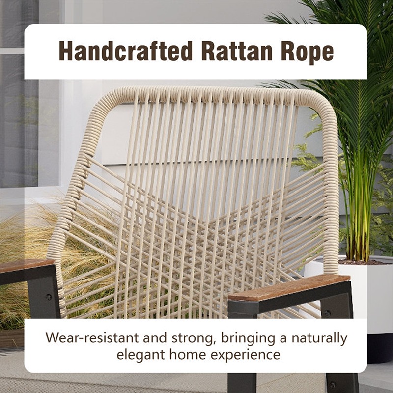 سفره خارجيه, 5 قطع, اسود/بيج - KM-EG180-117