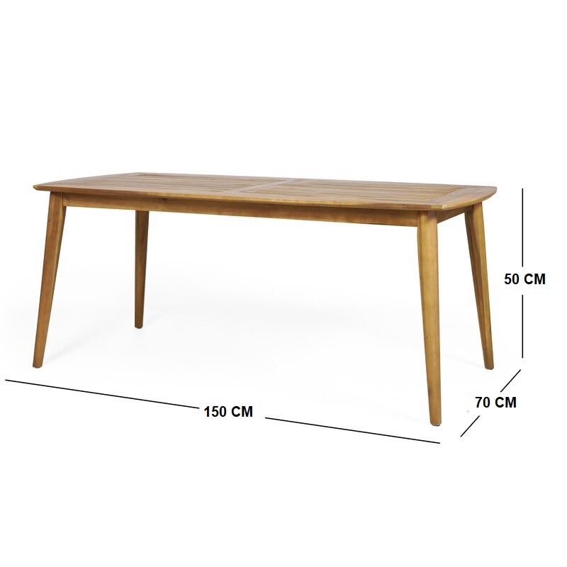 سفره خارجيه, 7 قطع, اسود/بيج - KM-EG180-121