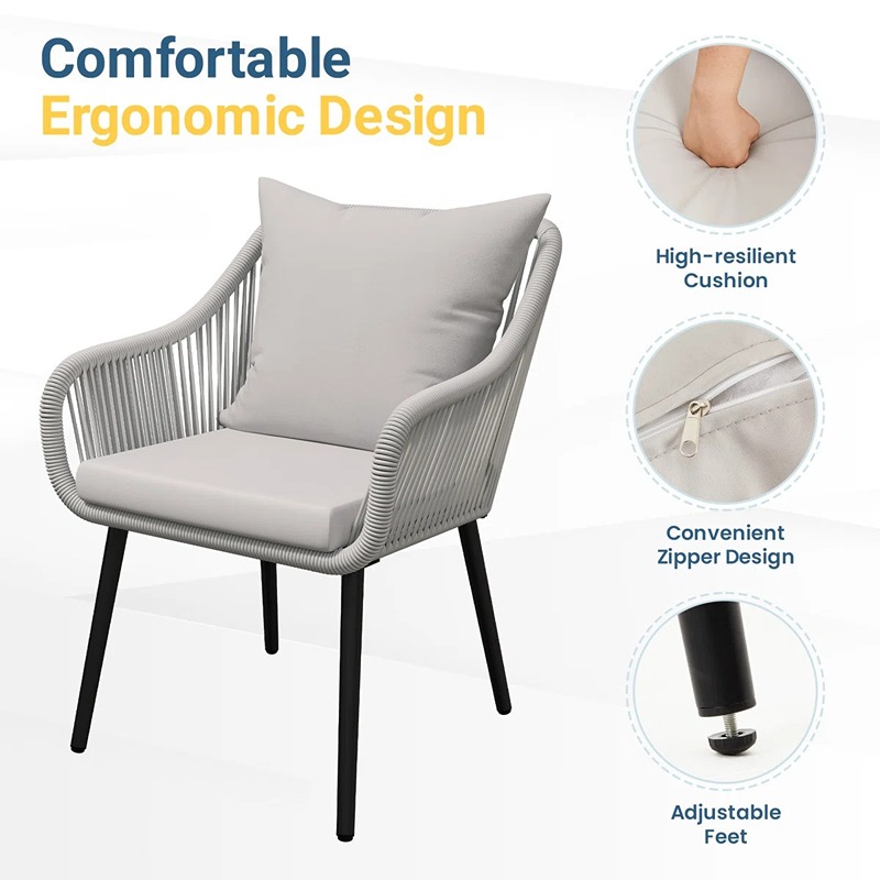 سفره خارجيه, 5 قطع, اسود/رمادي - KM-EG180-123