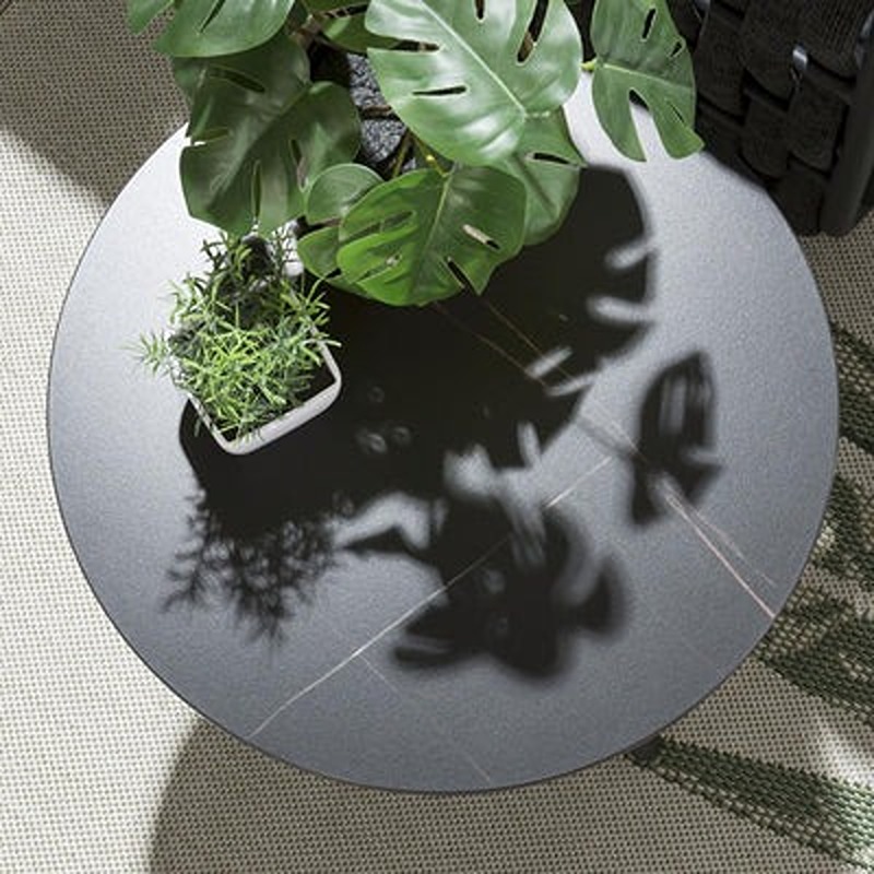 ترابيزه خارجيه, 40 سم, اسود - KM-EG180-127