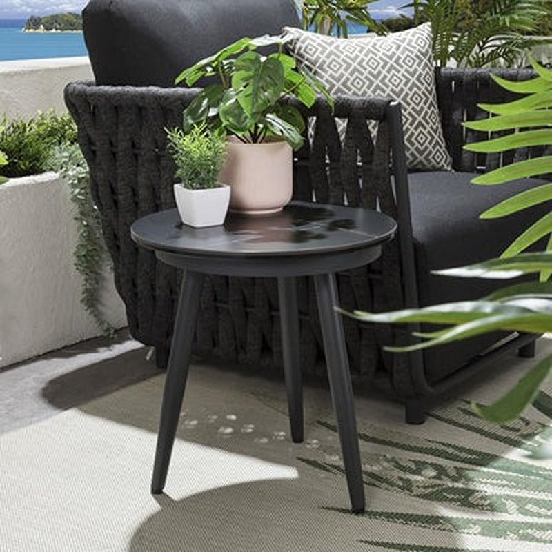 ترابيزه خارجيه, 40 سم, اسود - KM-EG180-127