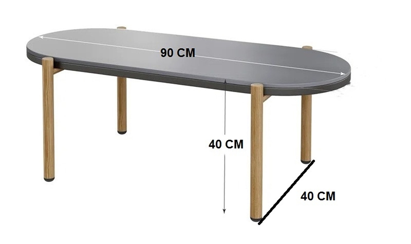 ترابيزه خارجيه, قطعتين, اسود - KM-EG180-129