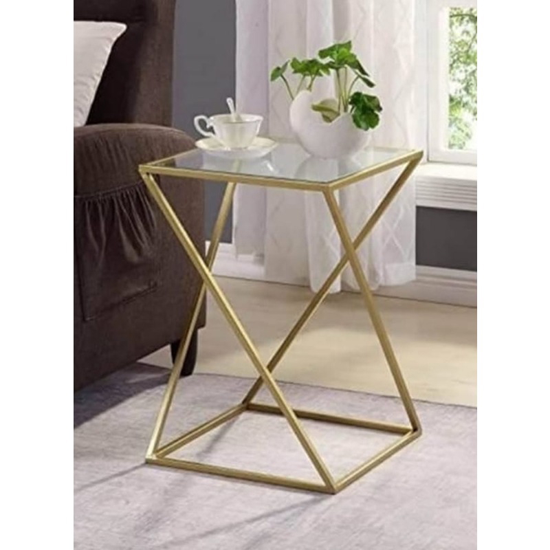 طاولة جانبية، 40 سم، ذهبي - KM-EG181-22
