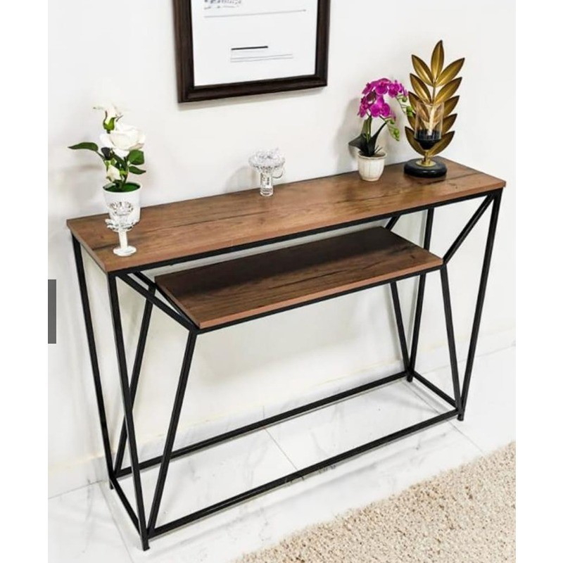 كونسول، 35 سم، خشبي/أسود - KM-EG181-34