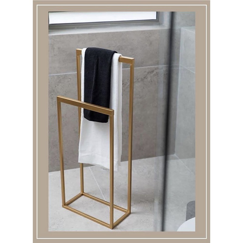 حامل فوط، 50 سم، ذهبي - KM-EG181-44