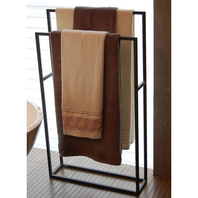 حامل فوط، 60 سم، أسود - KM-EG181-45