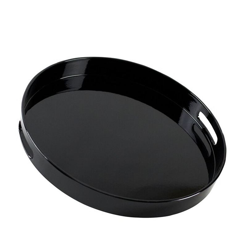 Serving Décor Tray, 45 cm, Black - KM-EG177-41