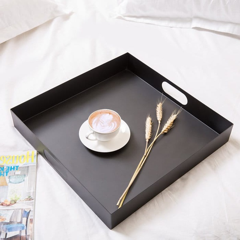 Serving Décor Tray, 40 cm, Black - KM-EG177-45