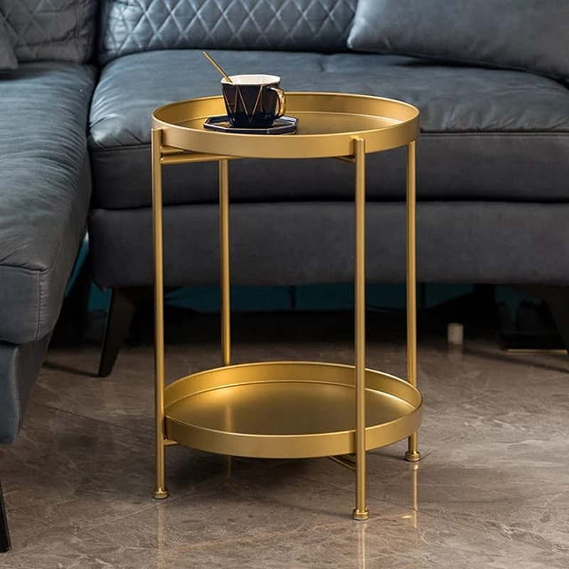 Side Table, 45 cm, Gold - KM-EG177-57