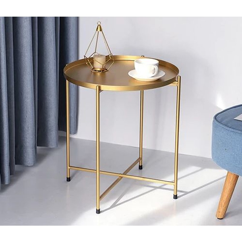 Side Table, 40 cm, Gold - KM-EG177-67