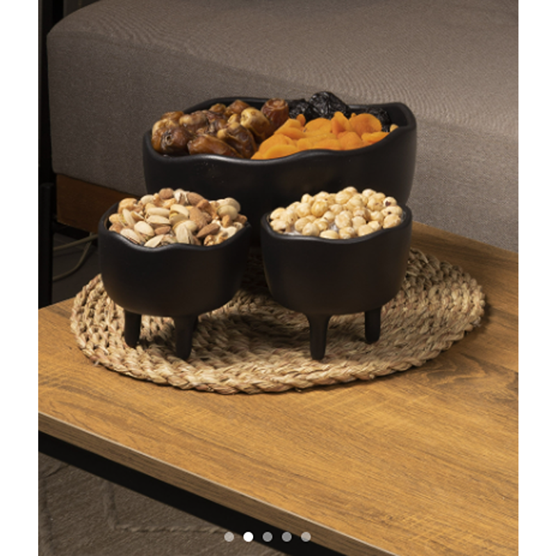 Leggy Bowls Set, 3 Pcs, Multiple Colors - KM-EG170-29