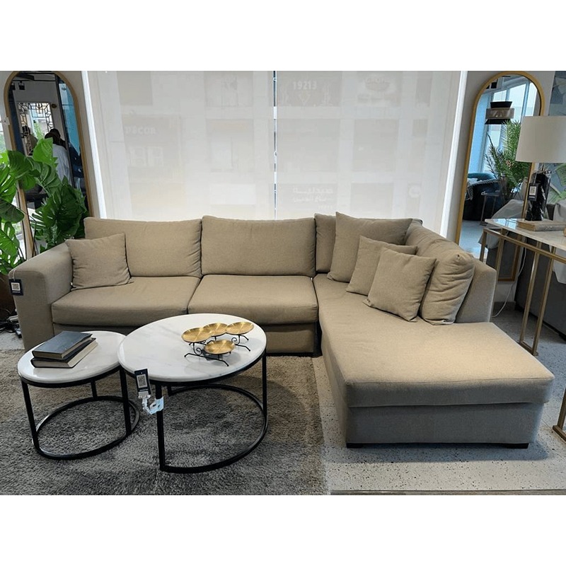 ركنة، 210 × 200 سم،  بيج داكن - KM-EG182-01