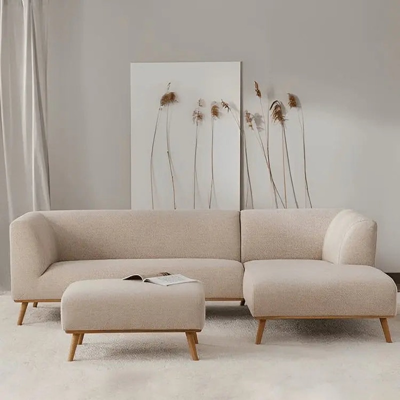 L-Shape Sofa, 300 × 200 cm, Beige - KM-EG178-31