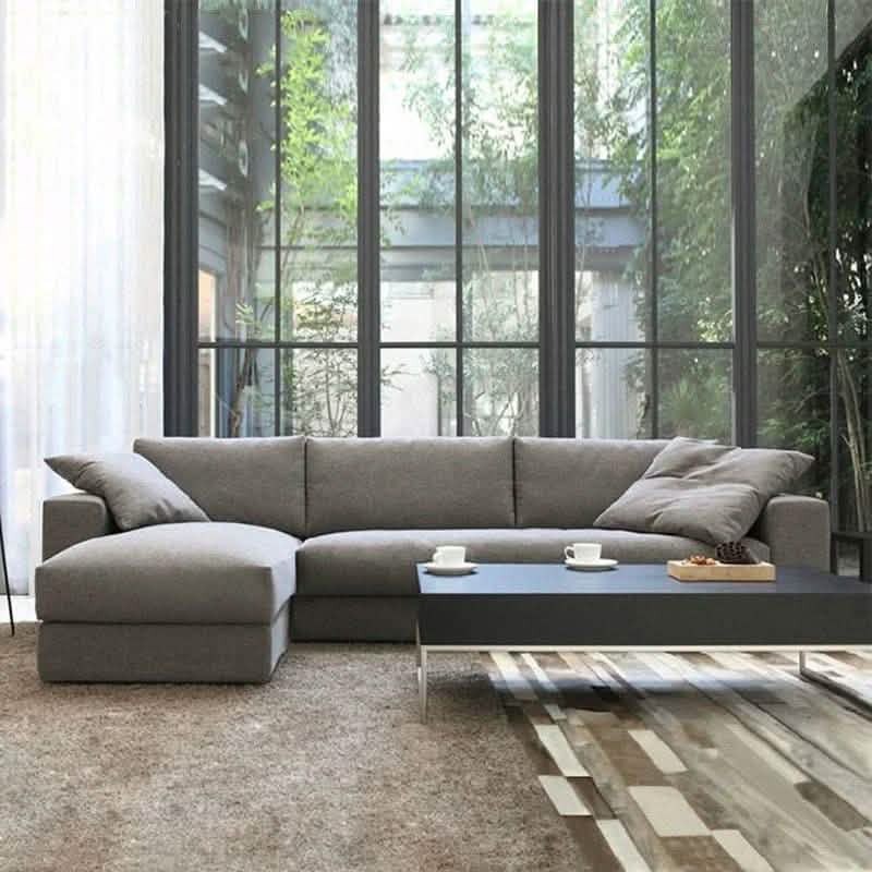 L-Shape Sofa, 300 × 200 cm, Grey - KM-EG178-96