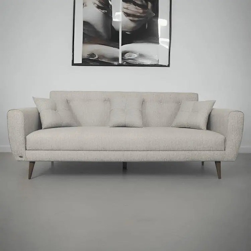 Sofa, 200 cm, Light Grey - KM-EG178-108