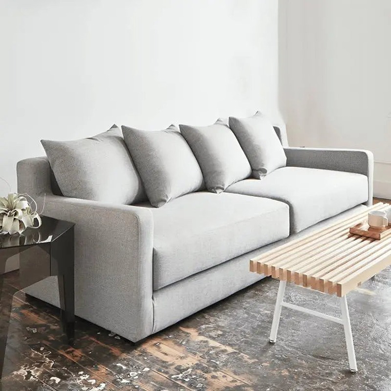 Sofa, 200 cm, Light Grey - KM-EG178-110