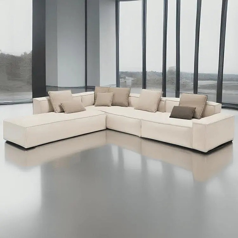 L-Shape Sofa, 300 × 300 cm, Off White - KM-EG178-112