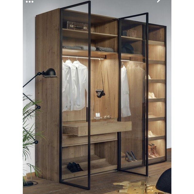 دولاب، 160 سم، بني/أسود - KM-EG140-208