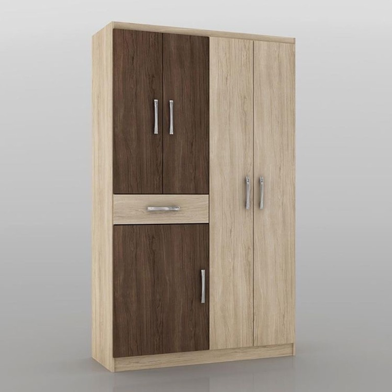 دولاب، 120 سم، خشبي/بني - KM-EG140-220