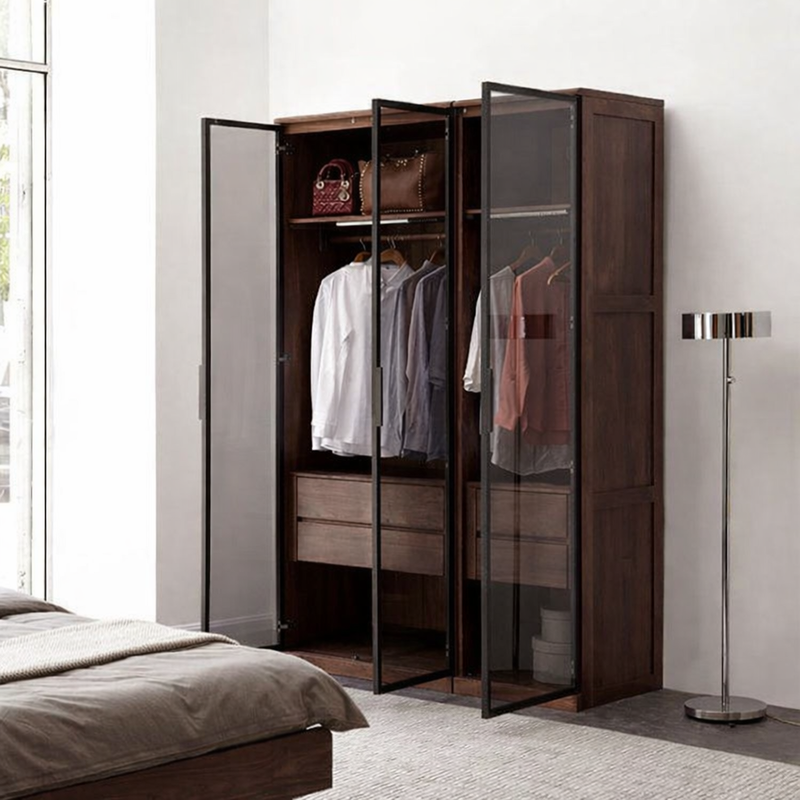 دولاب، 140 سم، بني/أسود - KM-EG140-226