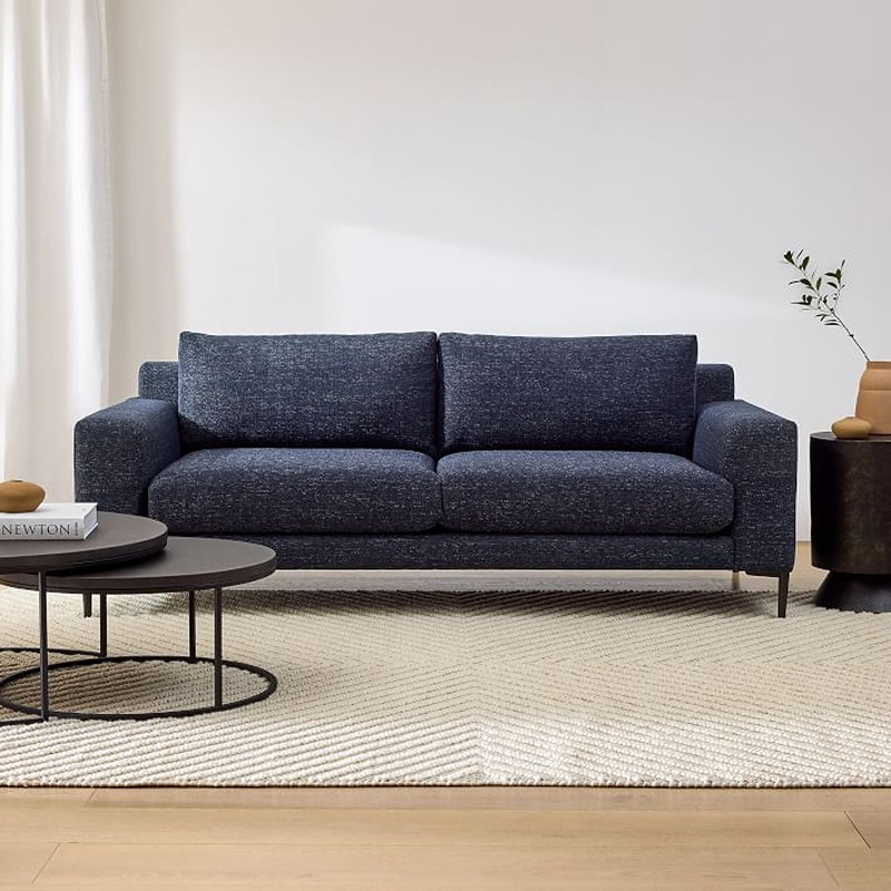 Sofa, 200 cm , Navy - KM-EG117-81