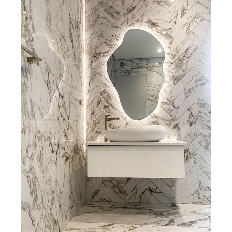 Wall Mirror, Multiple Sizes, Silver - KM-EG185-10