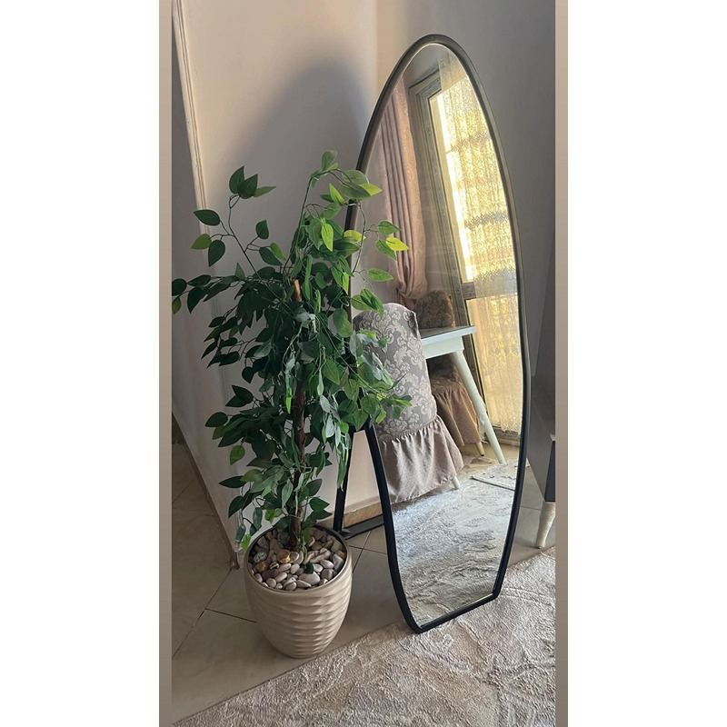 Stand Mirror, 60 × 165 cm, Black - KM-EG185-04