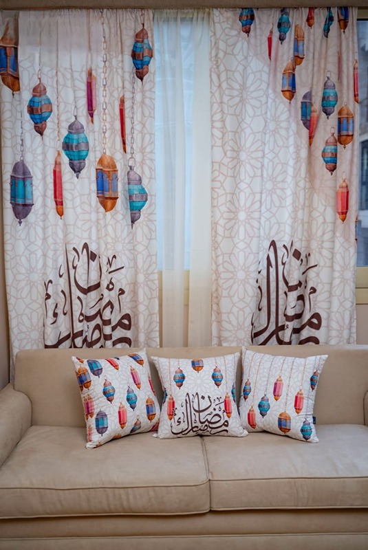 Ramadan Curtain, 140×270 cm,  Multicolor - KM-EG131-1584