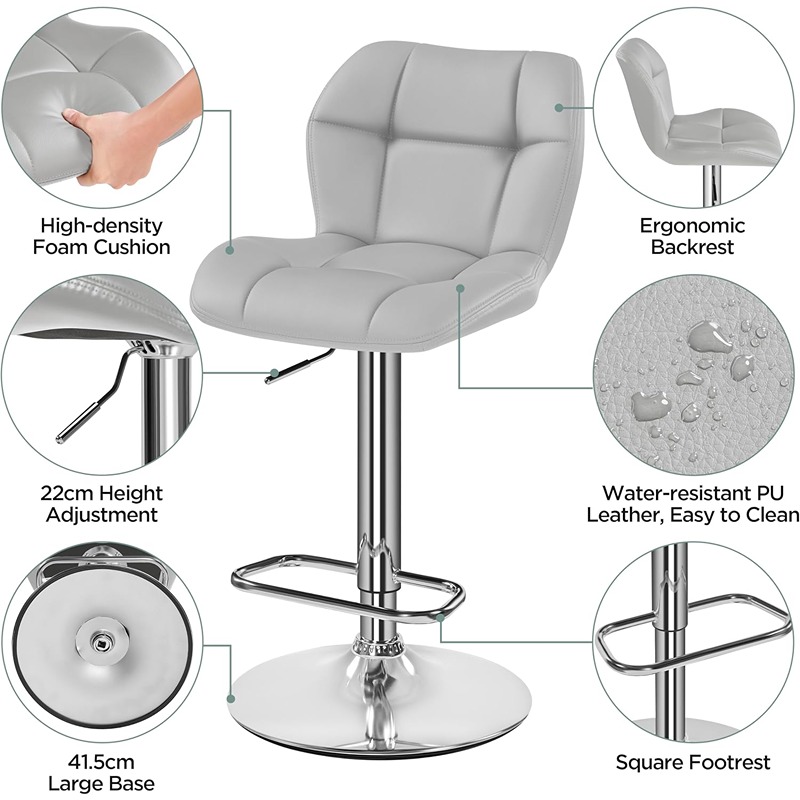 كرسي بار، قطعتين، متعدد الألوان  - KM-EG146-179
