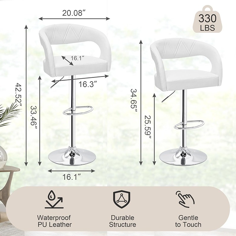 كرسي بار ، قطعتين، متعدد الألوان  - KM-EG146-192
