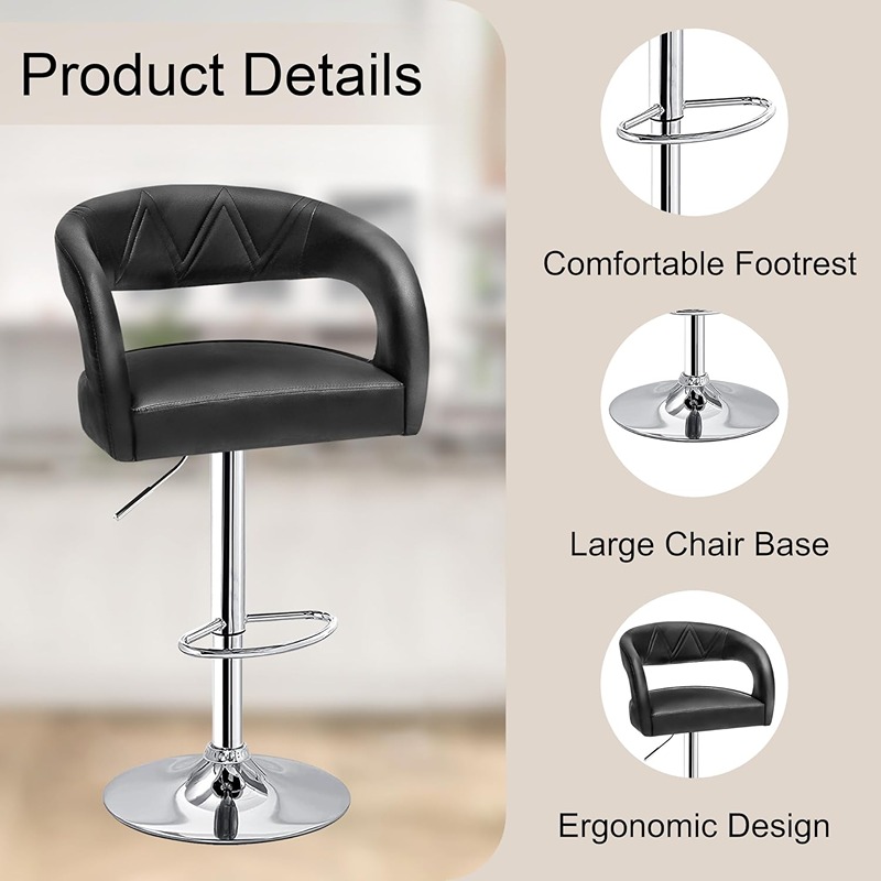 كرسي بار ، قطعتين، متعدد الألوان  - KM-EG146-192