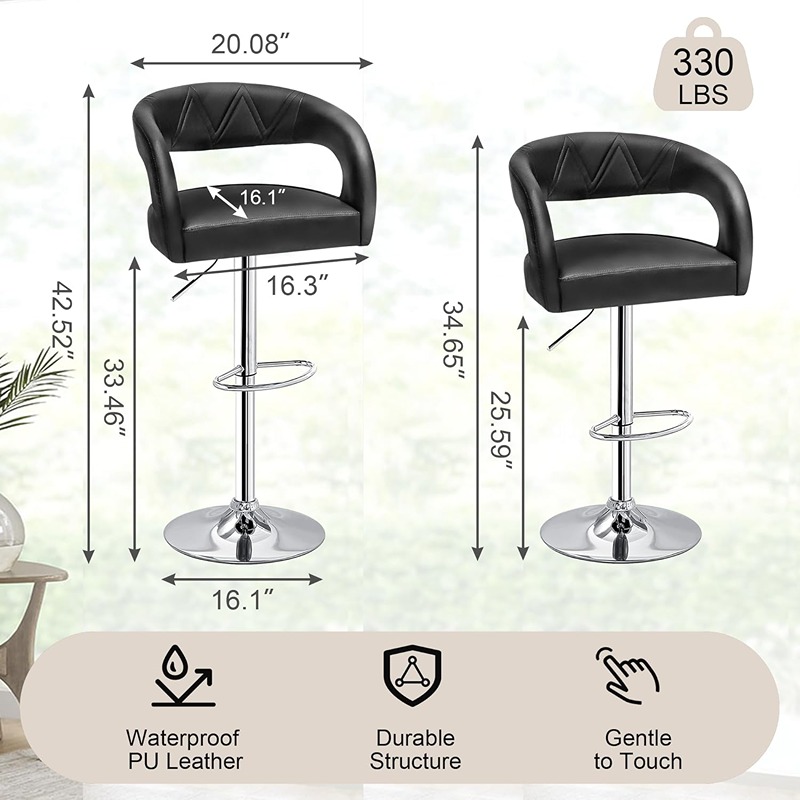 كرسي بار ، قطعتين، متعدد الألوان  - KM-EG146-192