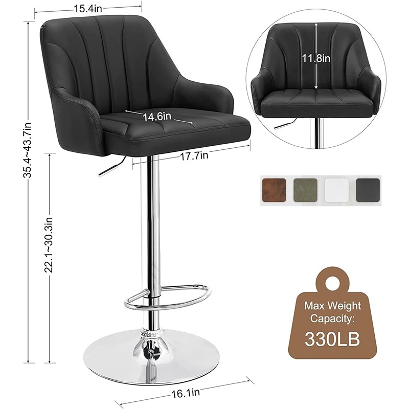 كرسي بار، قطعتين، متعدد الألوان  - KM-EG146-194