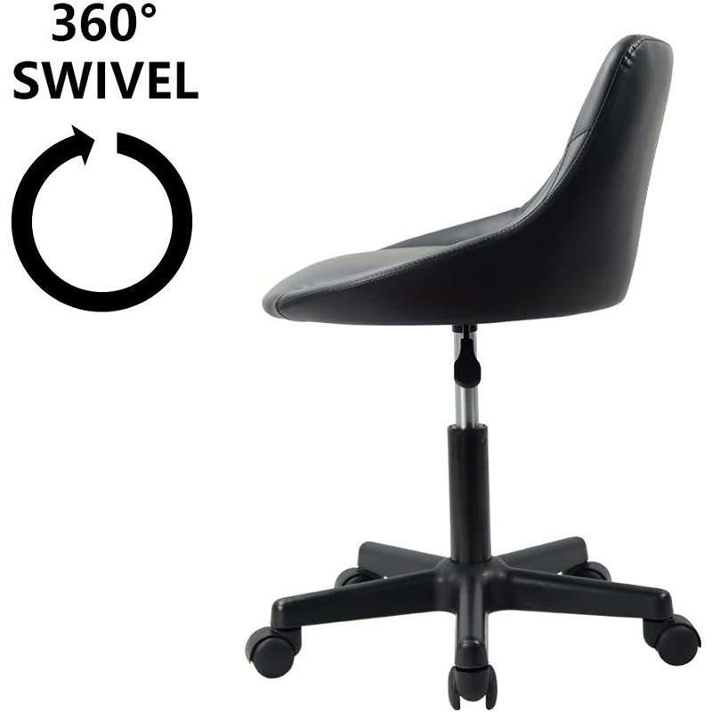 Desk Chair, 49 cm, Black - KM-EG146-209