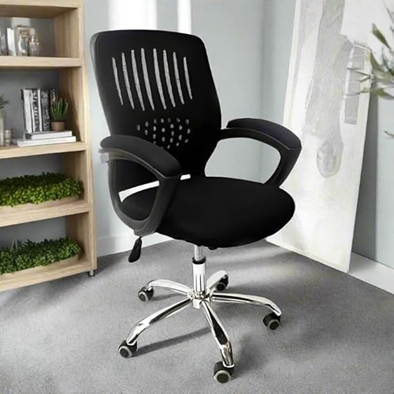 Desk Chair, 60 cm, Black - KM-EG146-213