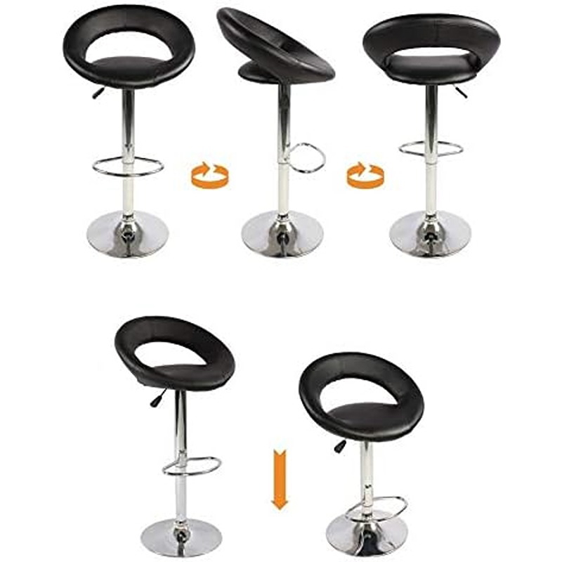 Bar Chair, 41 cm, Black - KM-EG146-233