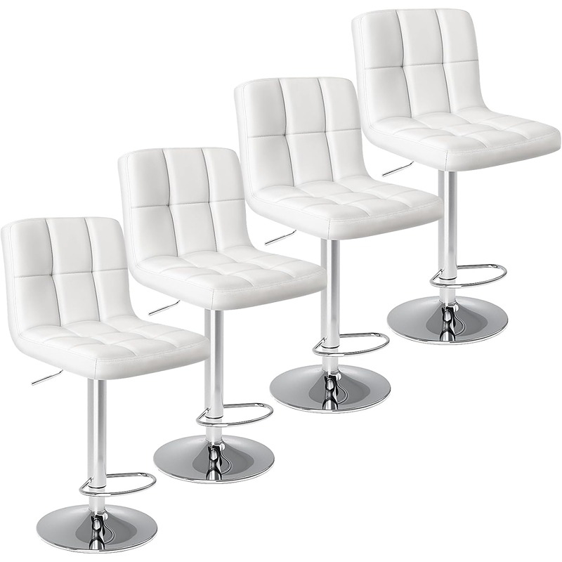 Bar Chair, 4 Pcs, White - KM-EG146-241
