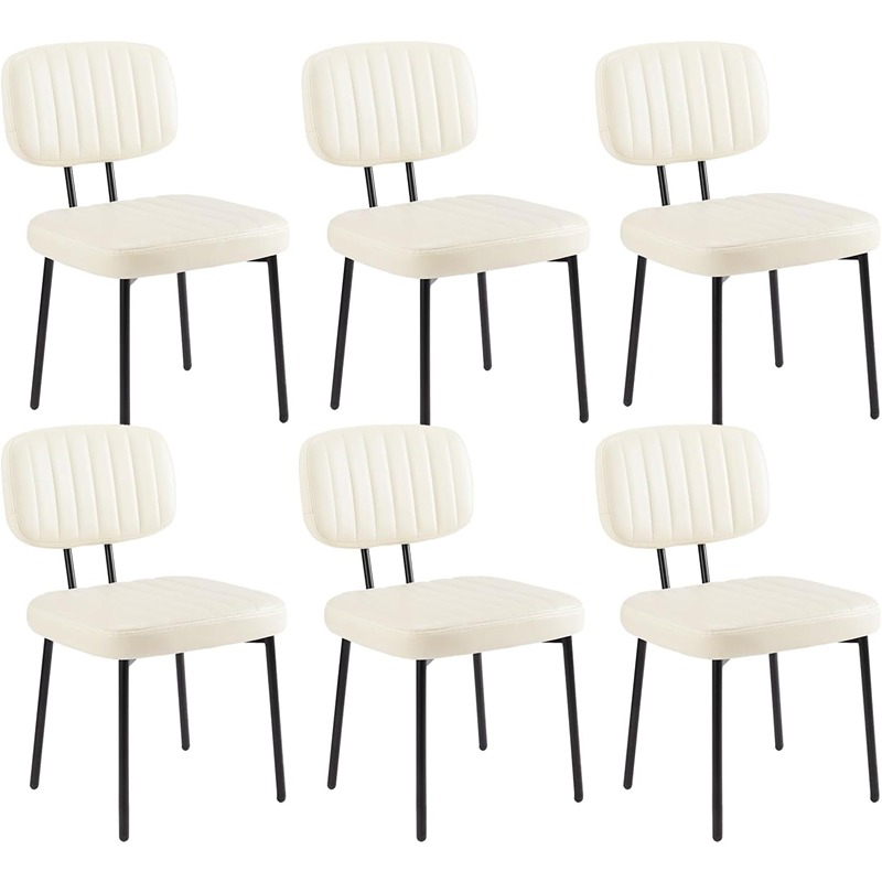 Dining Chair, 6 Pcs, White - KM-EG146-244