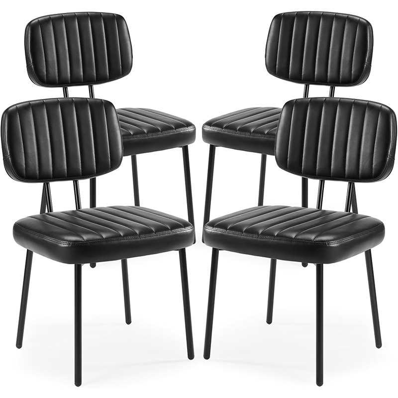 Dining Chair, 4 Pcs, Black - KM-EG146-245