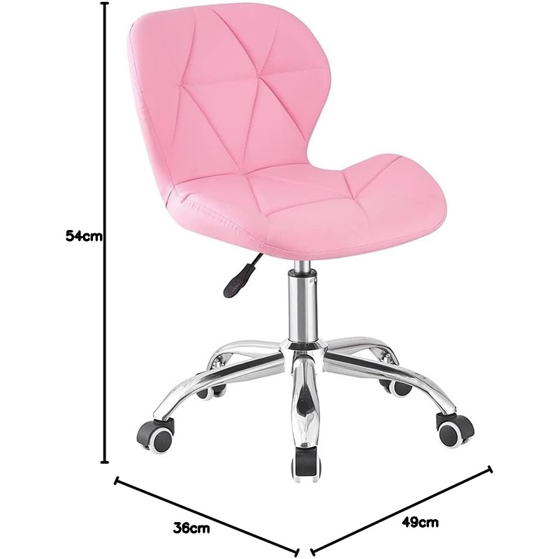 Desk Chair, 49 cm, Pink - KM-EG146-252