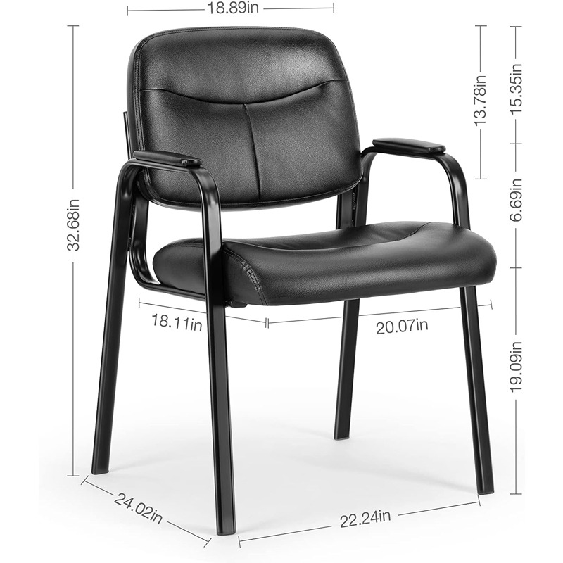 Waiting Chair, 57 cm, Black - KM-EG146-254