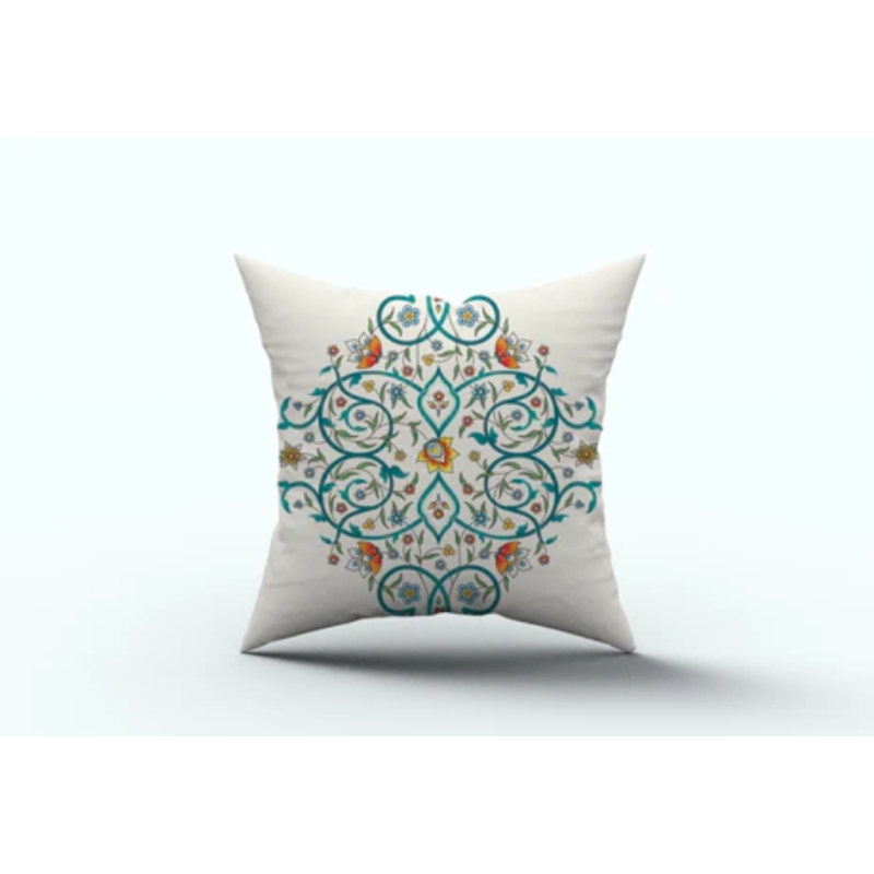 Ramadan cushion, 45×45 cm,  Multicolor - KM-EG131-1637