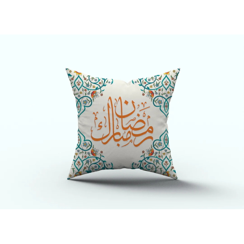 Ramadan cushion, 45×45 cm,  Multicolor - KM-EG131-1636