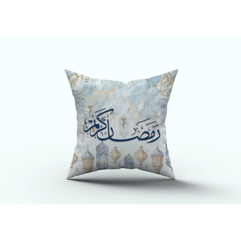 Ramadan cushion, 45×45 cm,  Multicolor - KM-EG131-1635