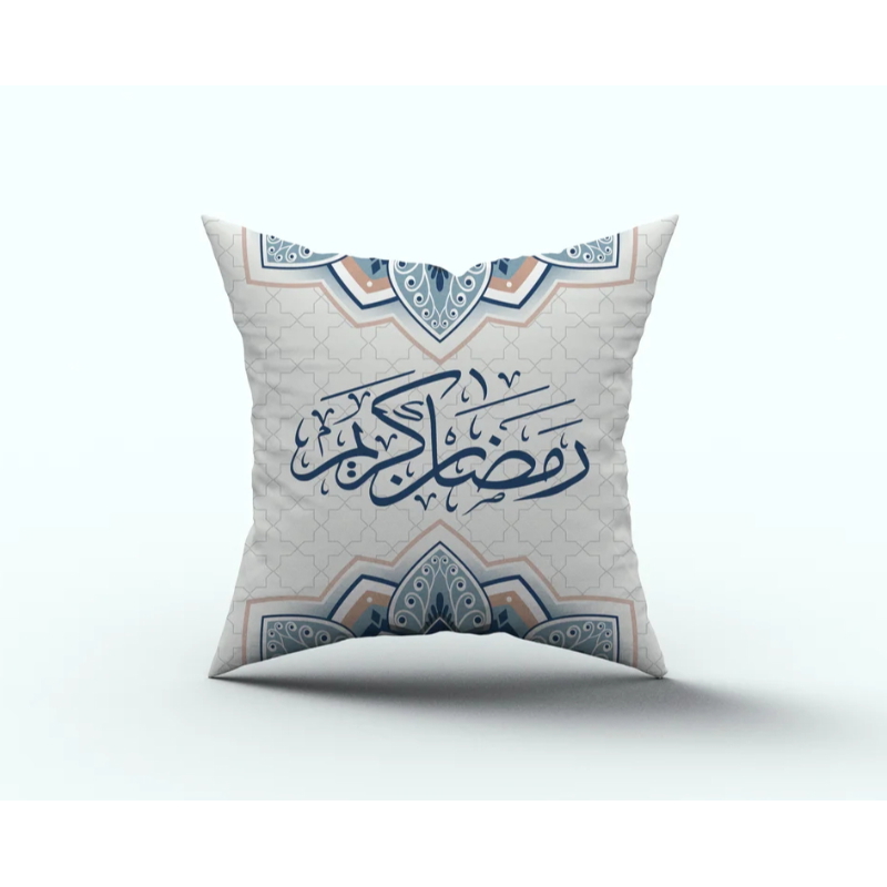 Ramadan cushion, 45×45 cm,  Multicolor - KM-EG131-1627