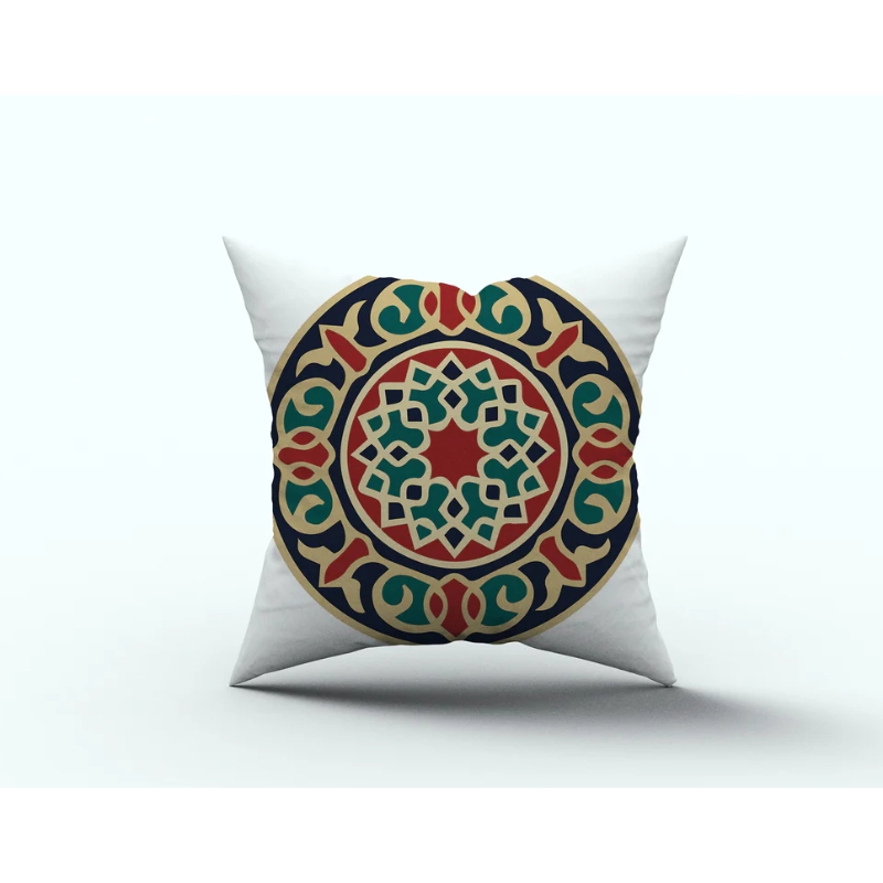 Ramadan cushion, 45×45 cm,  Multicolor - KM-EG131-1626