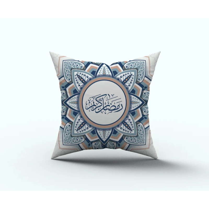 Ramadan cushion, 45×45 cm,  Multicolor - KM-EG131-1622