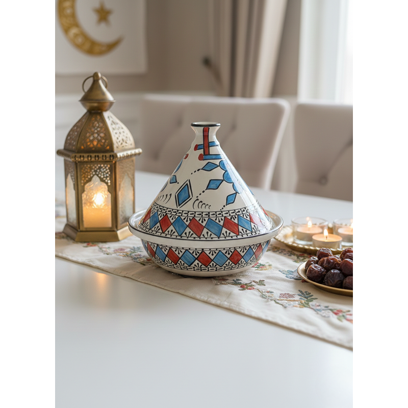 Heritage Tagine, 1 Pcs, Multi-Colors - KM-EG55-537