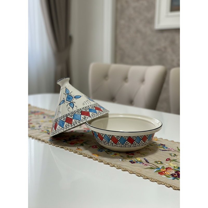 Heritage Tagine, 1 Pcs, Multi-Colors - KM-EG55-537